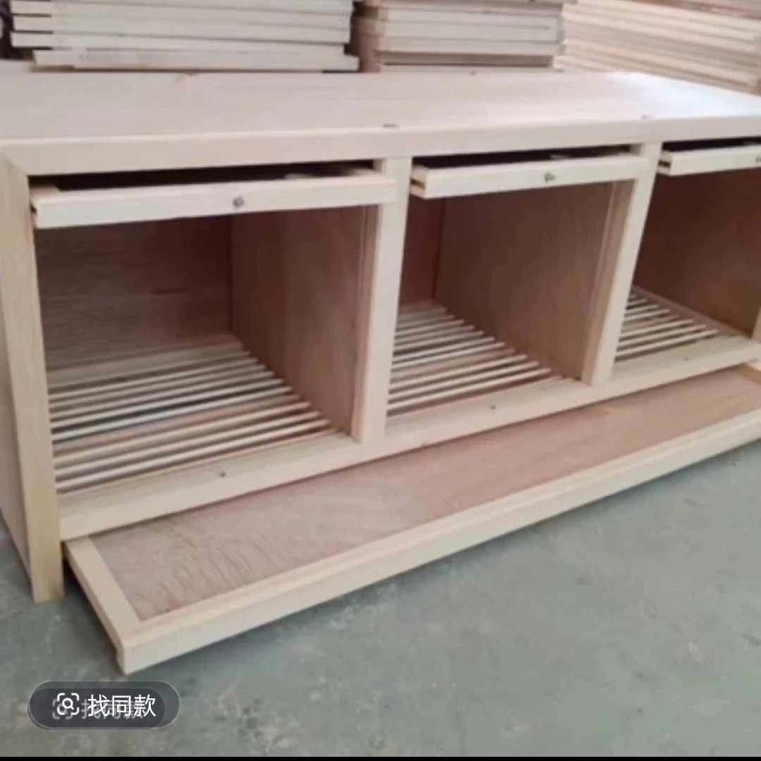 实木与竹木材质鸽子赛飞巢箱二门，三门