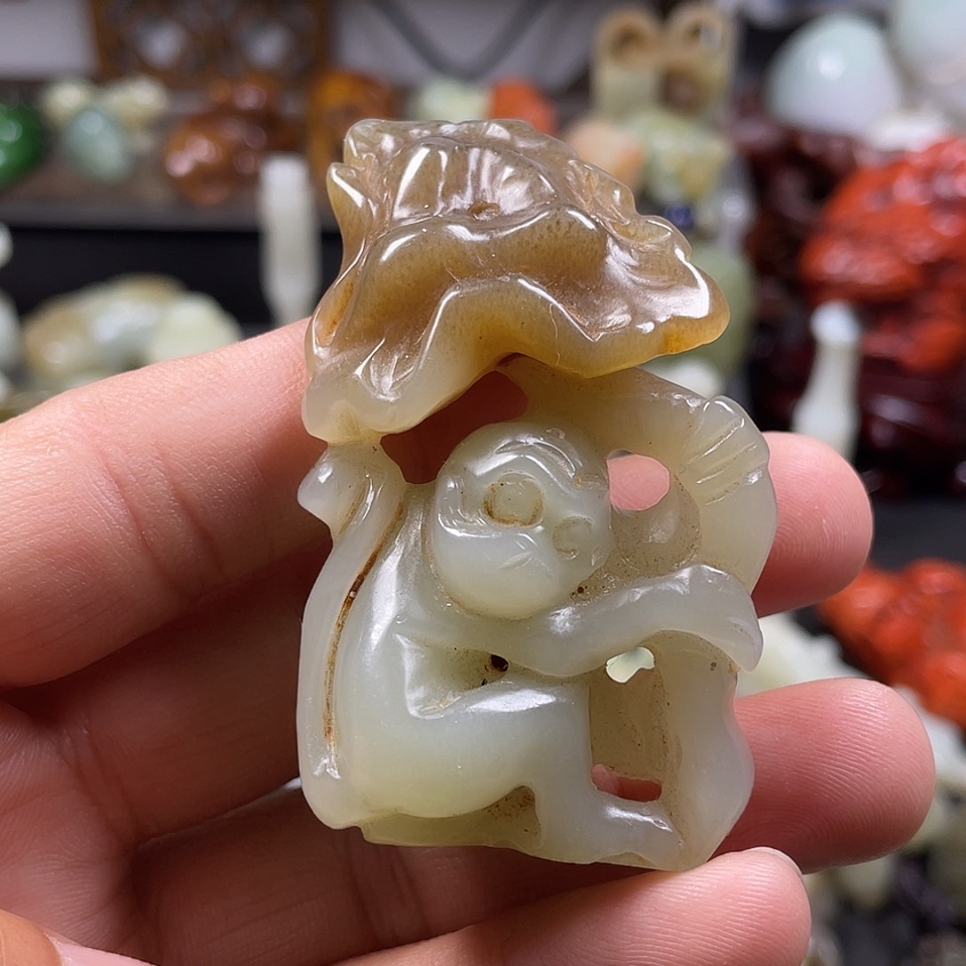 和田玉（糖玉）未镶嵌颈饰