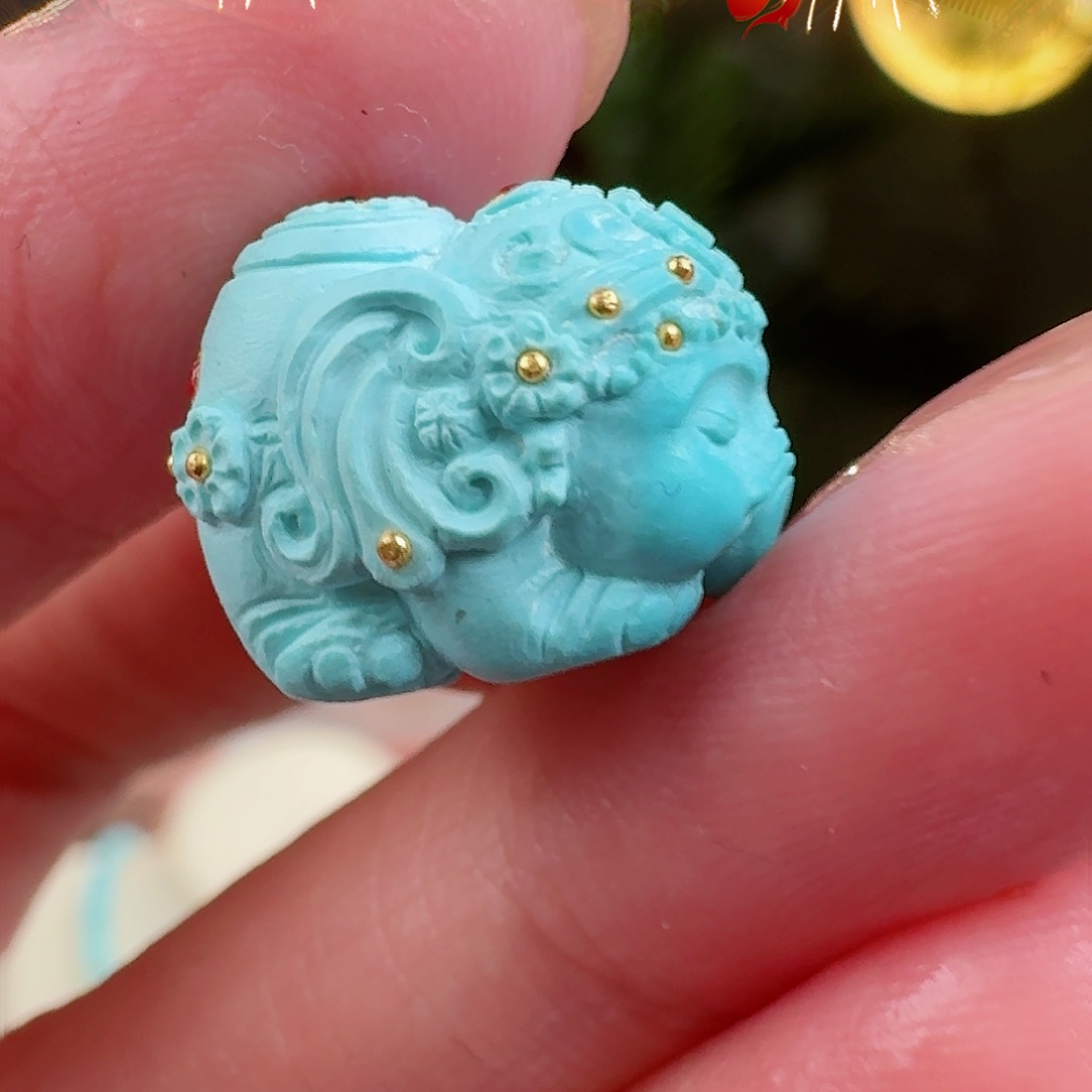 绿松石珠宝奇石未镶嵌