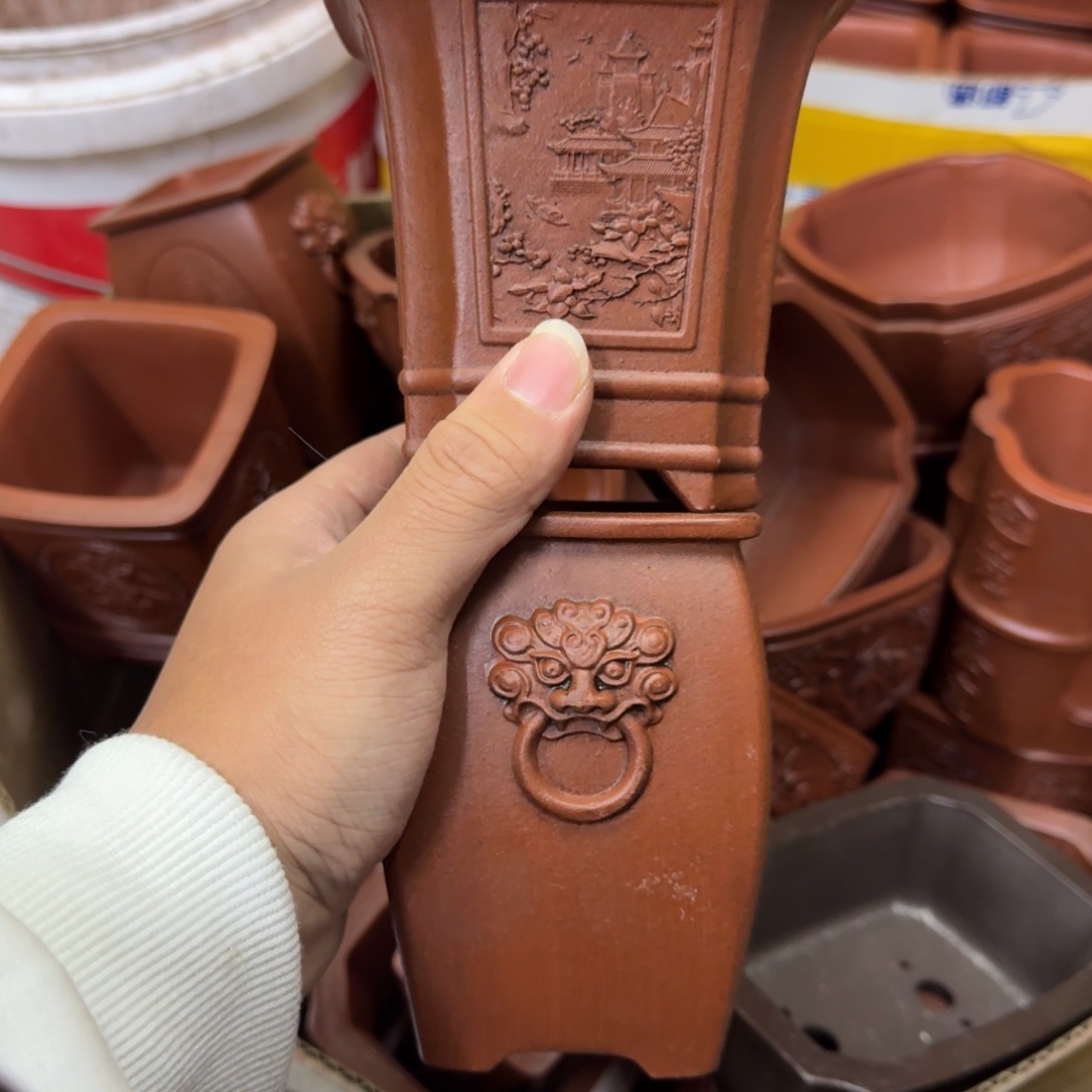 紫砂花盆2号宜兴紫砂瑕疵福利