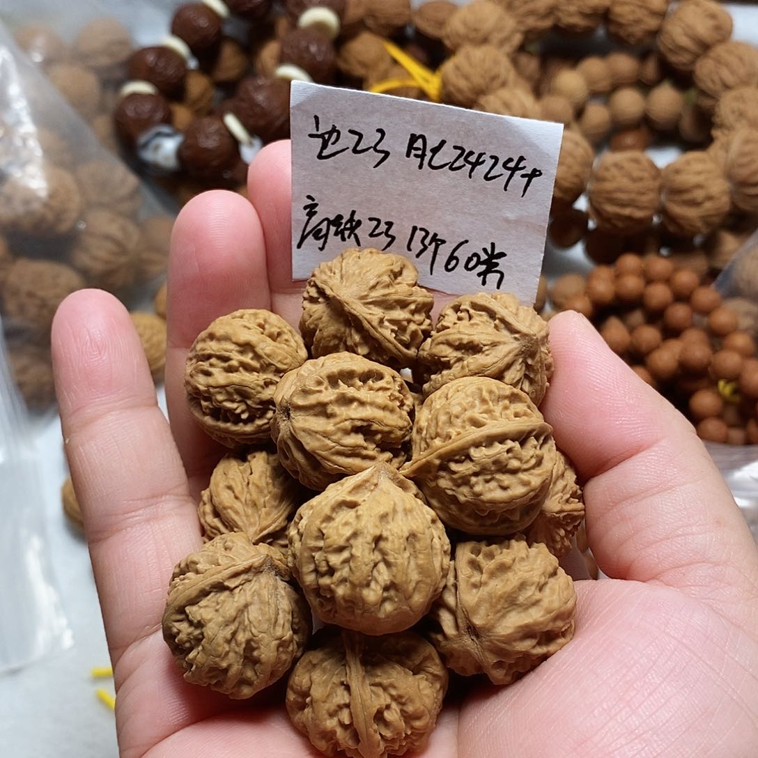 核桃手串/手链八棱绣球单圈