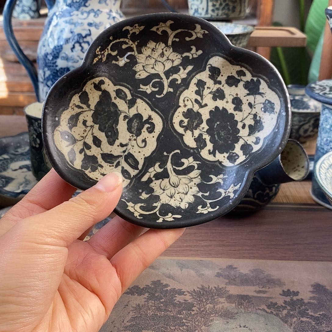 陶手工手绘青花高温陶瓷