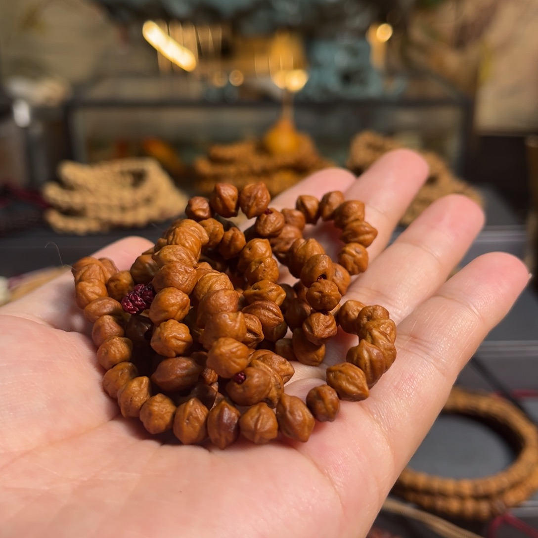 柏香籽/百香籽吊坠横打白芽