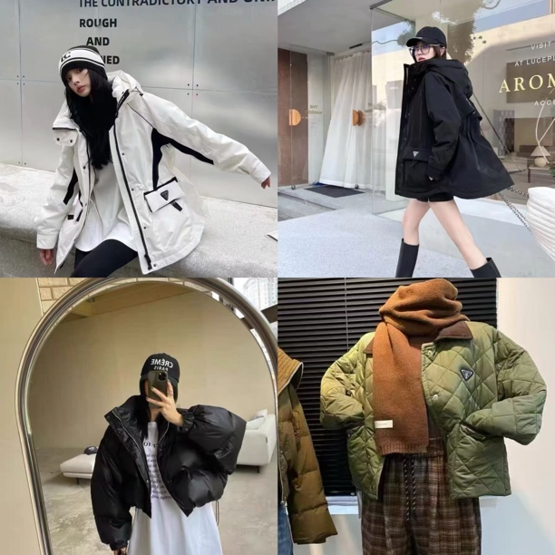 深圳南油欧货女装运动风女肯豆风常规款拉链带帽保暖外套