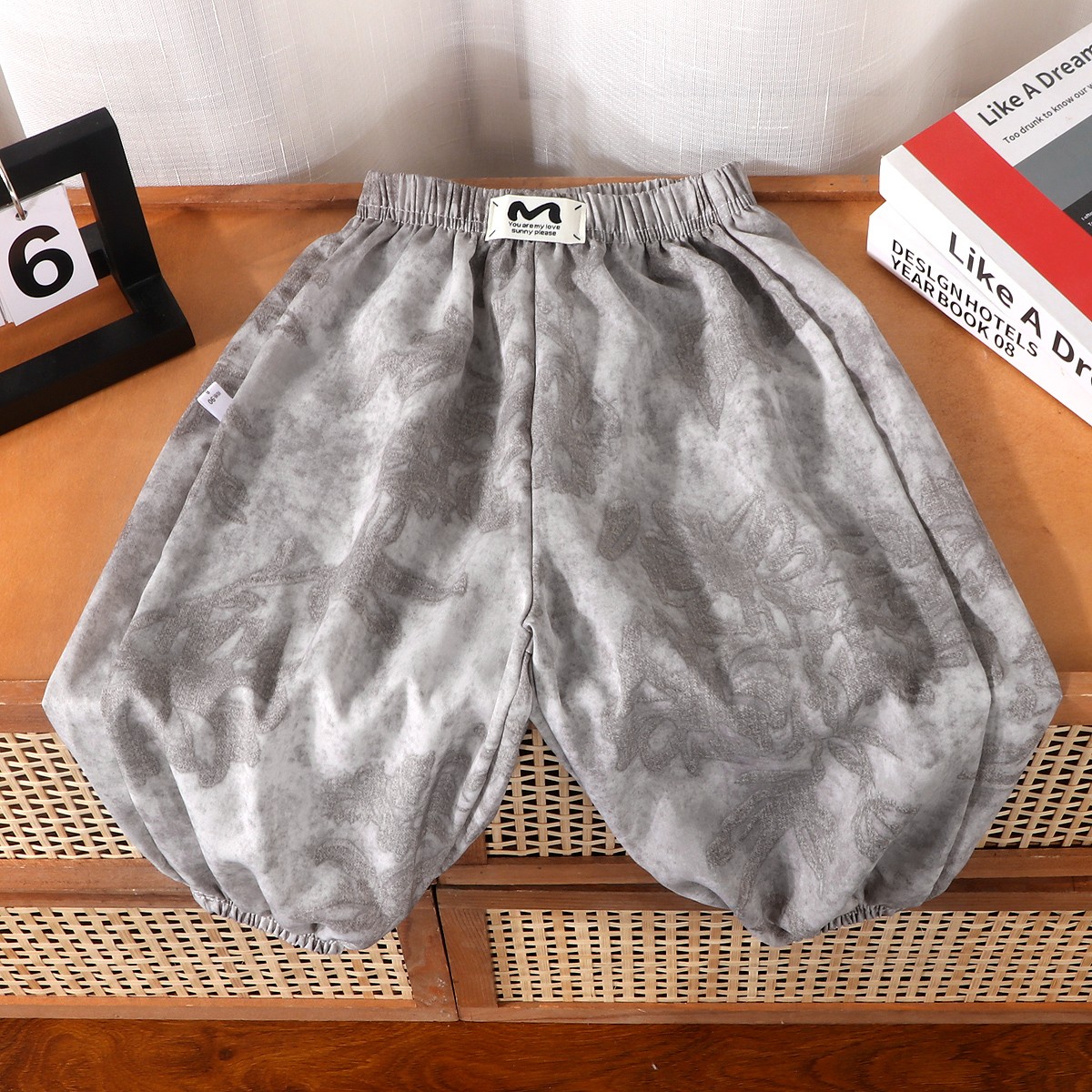 【爆款防蚊裤】夏季新款防蚊裤男童男女童复古碎花休闲裤束脚裤