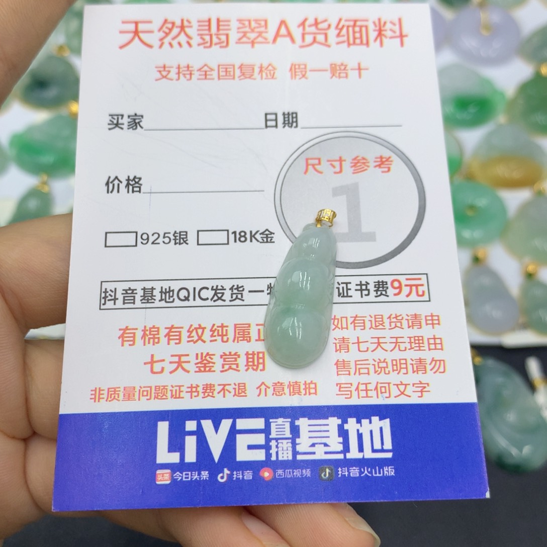 翡翠颈饰未镶嵌翡翠