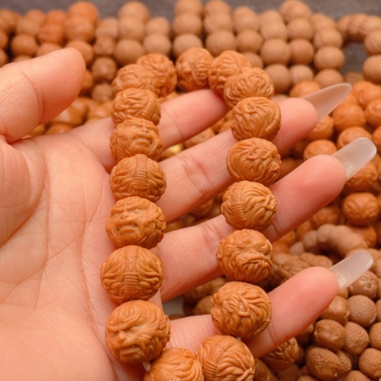 猴头核桃手串半**沉黑悟空