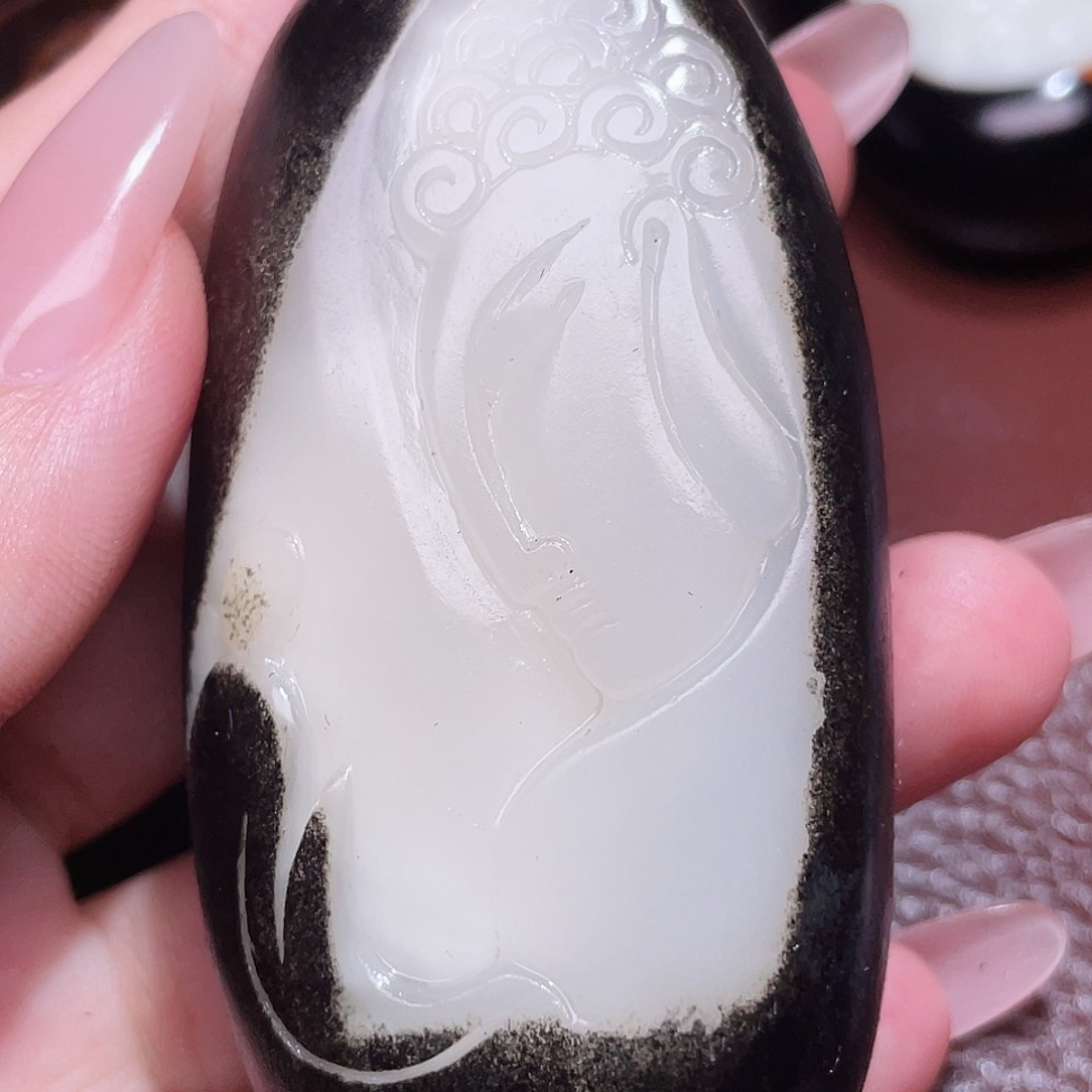 和田玉未镶嵌颈饰潘