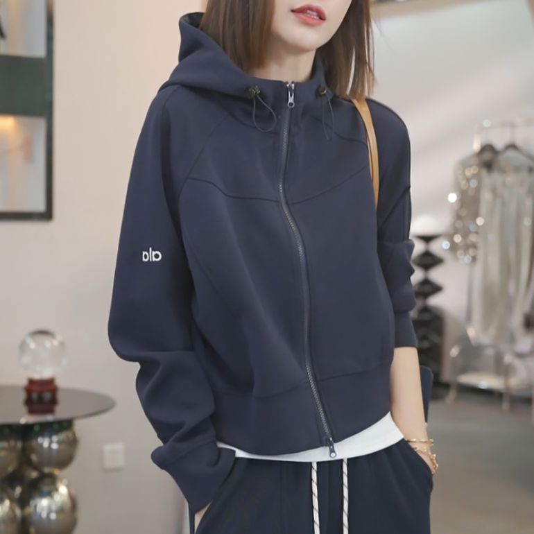 慵懒风拉链外套女2025春秋季新款时尚减龄休闲开衫夹克小个子上衣