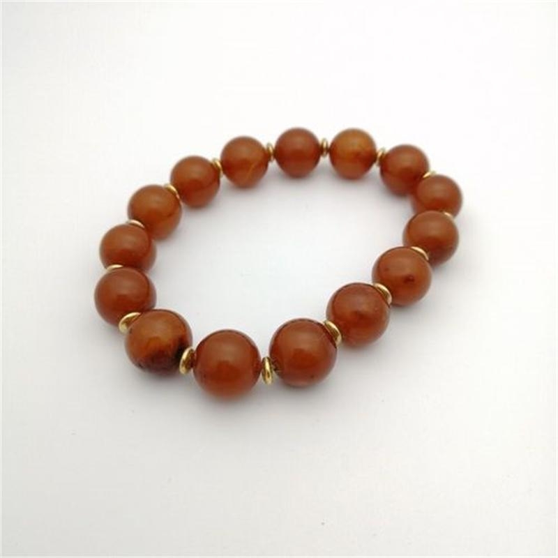 【琥珀拾芥】老蜡10-12mm手串/多样性发其一