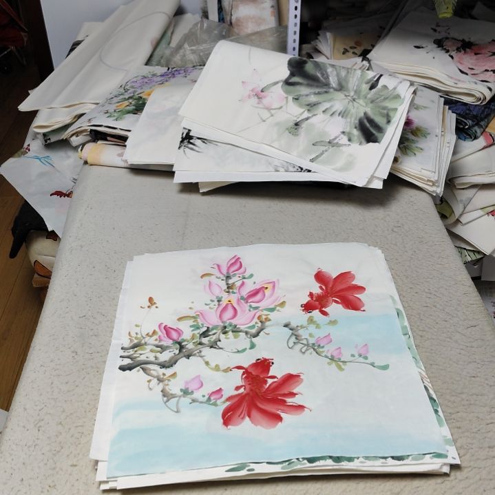 黄***）国画落款后台备注