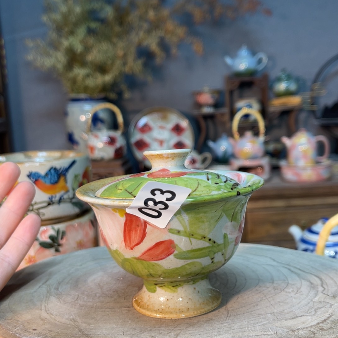 杯素浅陶瓷手工手绘