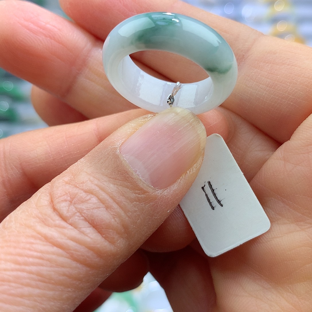 翡翠戒指未镶嵌11号