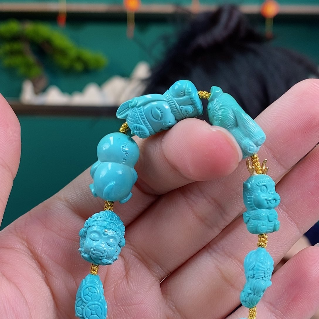 绿松石珠宝奇石未镶嵌