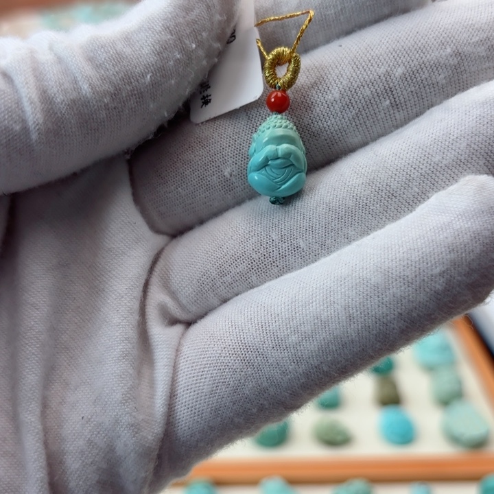 未镶嵌绿松石珠宝奇石