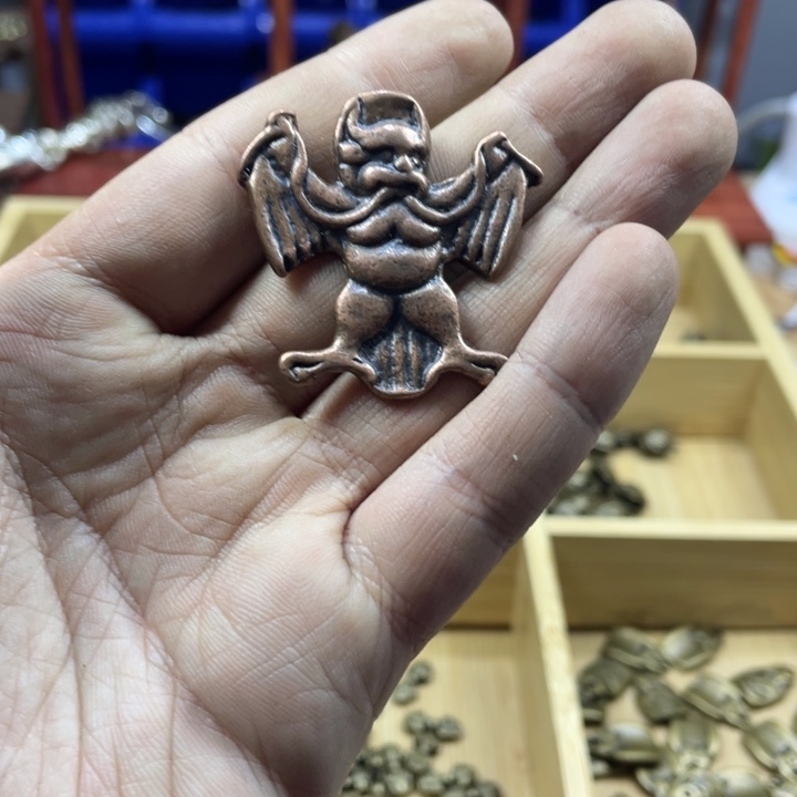 藏传大棚鸟一个手工翻砂紫利马