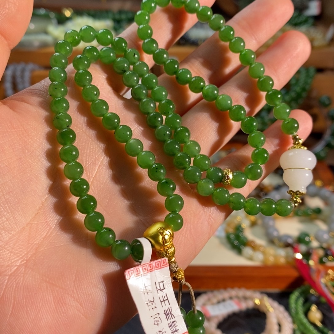 和田玉未镶嵌手链