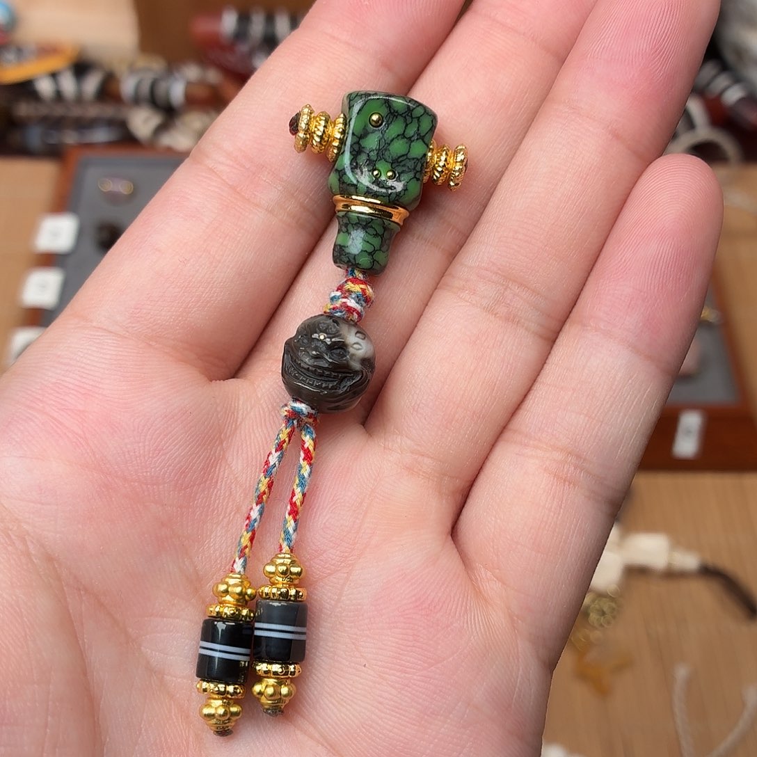 树脂制品绿色三通套装