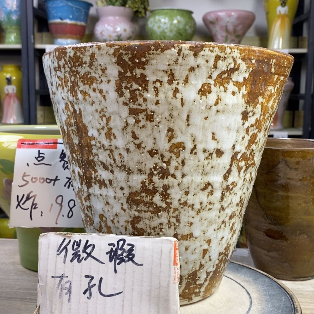 景德镇手工手绘陶瓷花盆