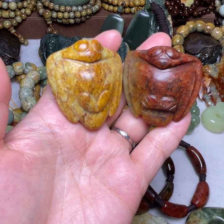 东***读岫岩河磨玉（透闪石质玉）未镶嵌颈饰