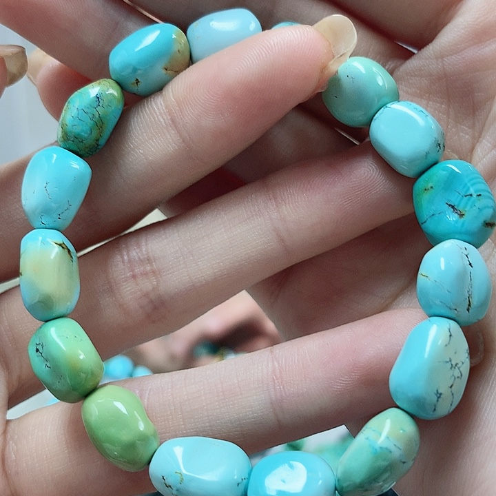 未镶嵌绿松石珠宝奇石哎*?