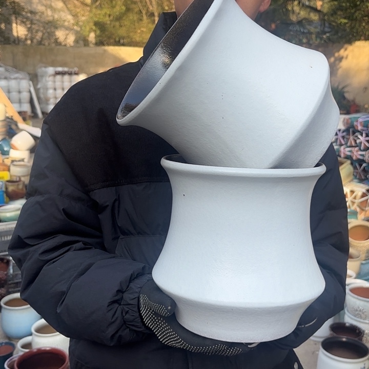 红陶轻奢风小蛮腰两个口径20高度20