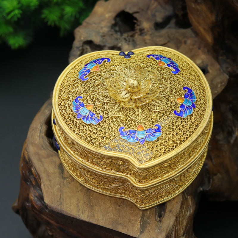 SS非遗技艺 花丝镶嵌首饰盒