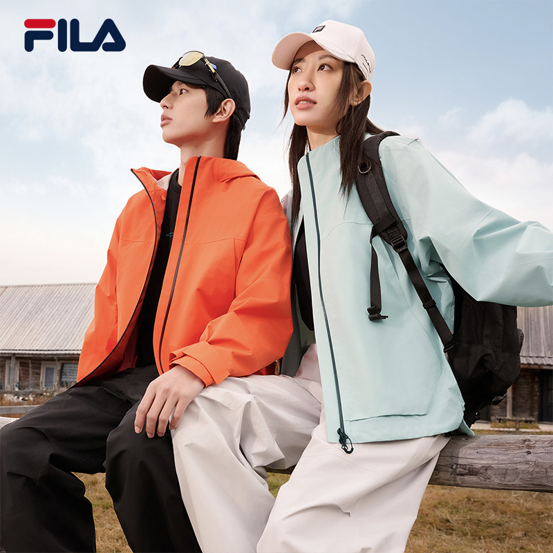 【户外冲锋衣】斐乐FILA男女同款新款上新防风防水经典A51M441706F