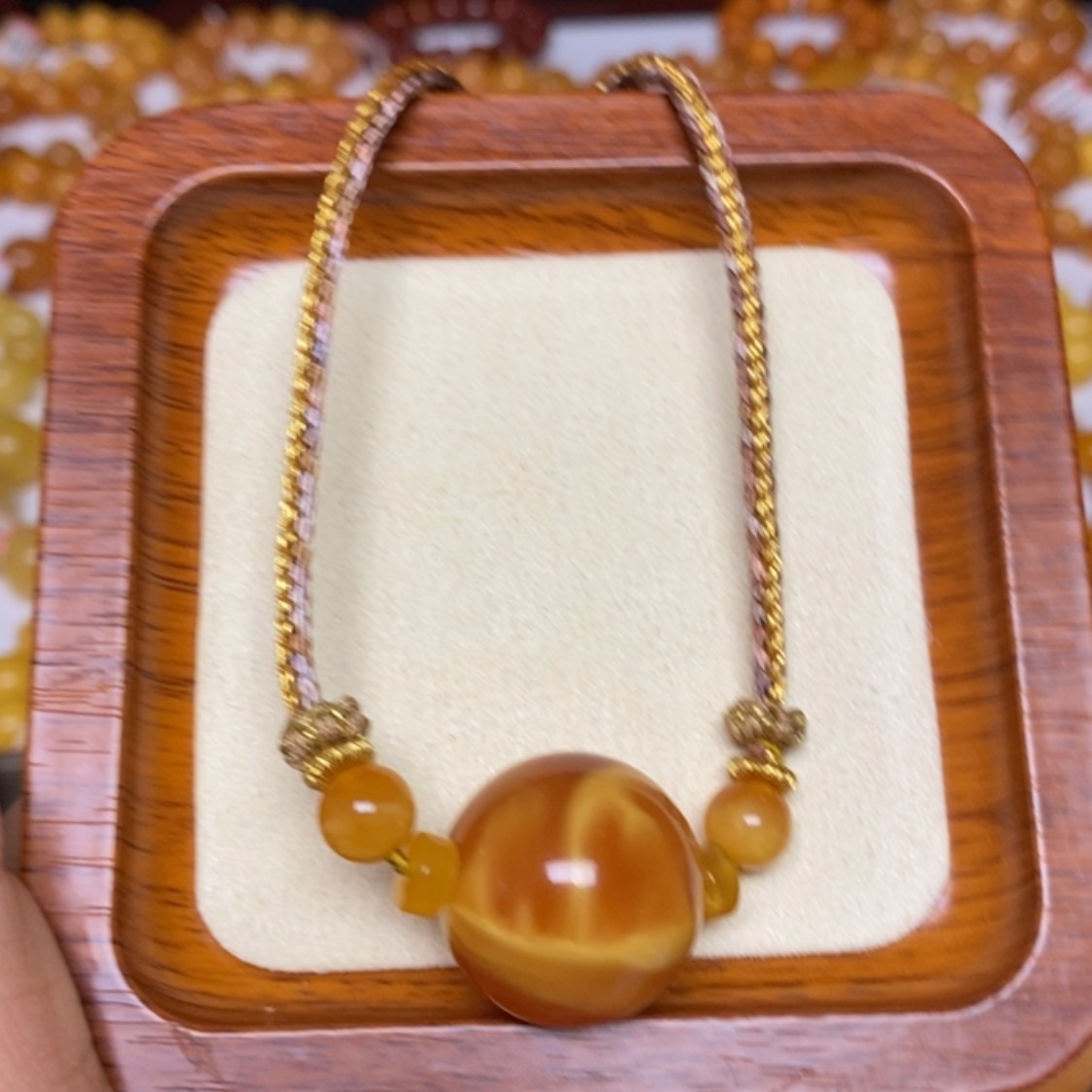 【闪购商品】蜜蜡颈饰未镶嵌项链