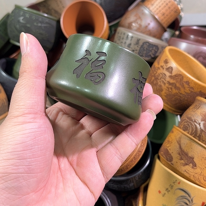 茶杯紫砂全手工紫砂主人杯