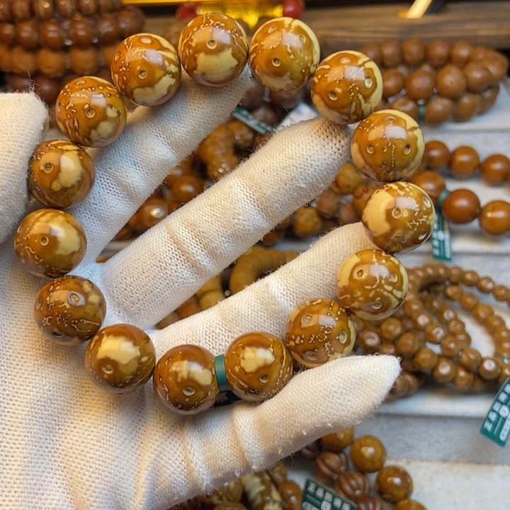 紫金鼠手串紫金鼠熊猫光珠16