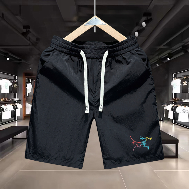 夏季新款鸟家男生短裤修身潮牌休闲男士五分裤美式中裤情侣沙滩裤