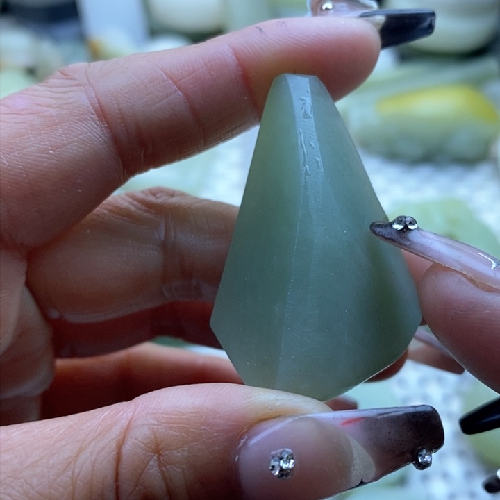 和田玉和田玉青海料未镶嵌