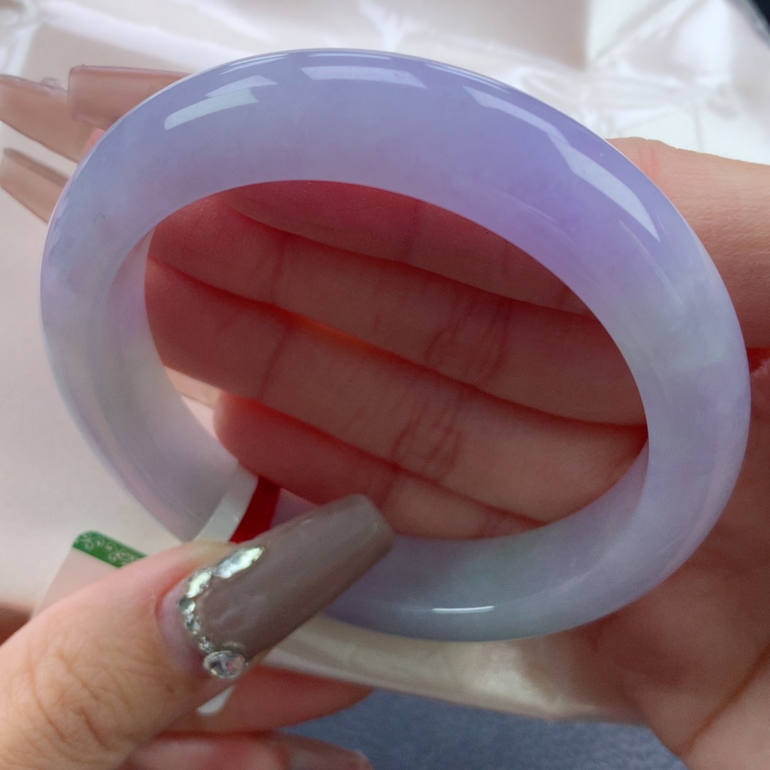 翡翠手镯未镶嵌54.5正圈