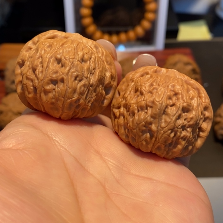 桃核吊坠40尺寸乾隆磨盘