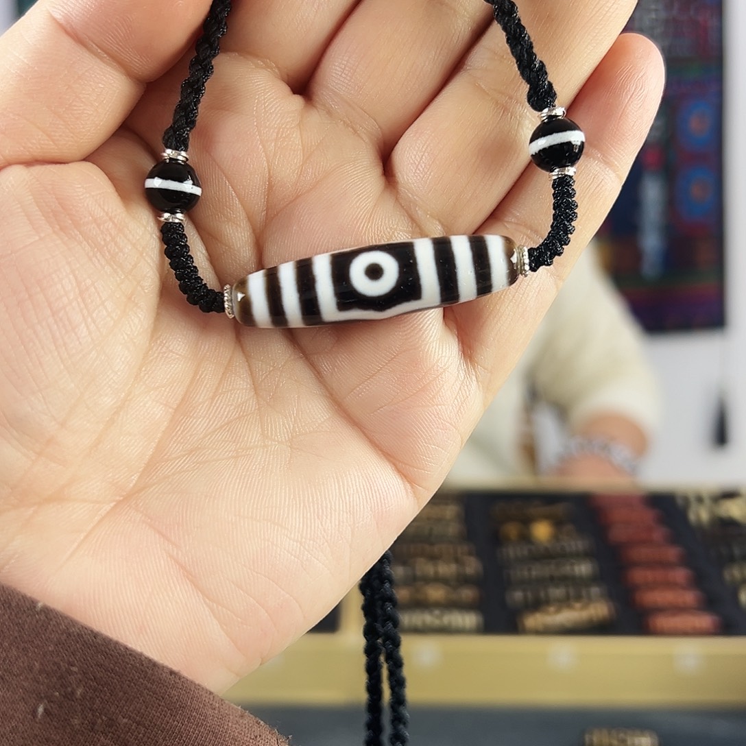 玛瑙/玉髓合金颈饰～钟志明42长