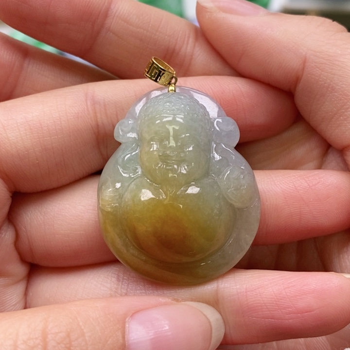 翡翠颈饰未镶嵌吊坠