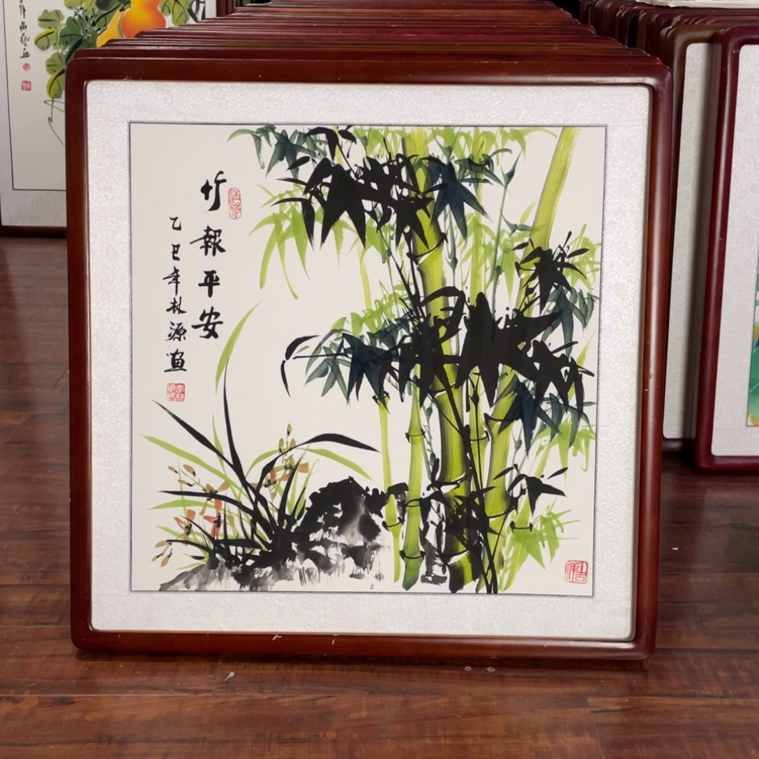 国画带框尺寸63*63厘米