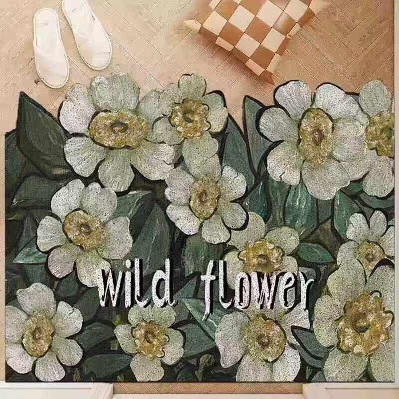 入户进门除尘PVC防滑丝圈地垫大门口蹭脚刮泥玄关地毯可裁剪好洗