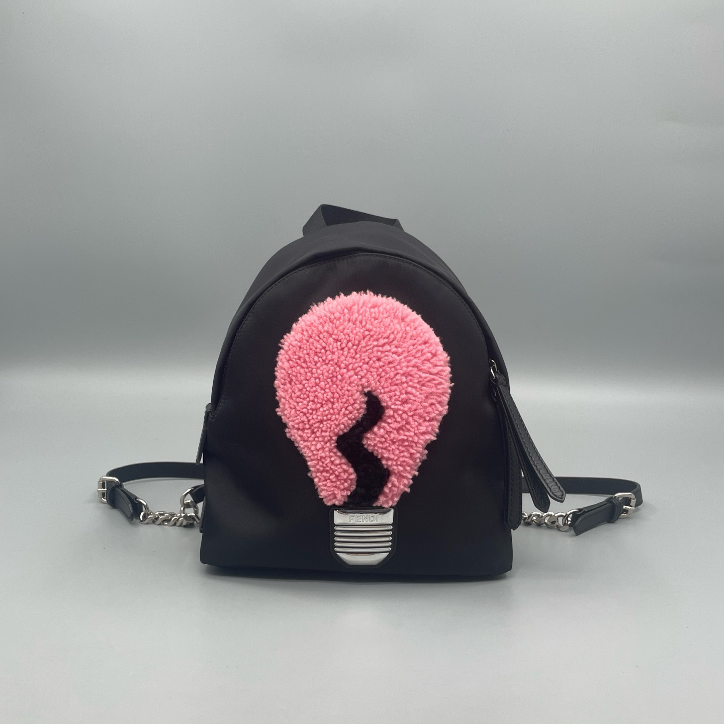 95新 FENDI/芬迪 ID-EA系列限量款灯泡双肩包 尺寸20*24 A3633