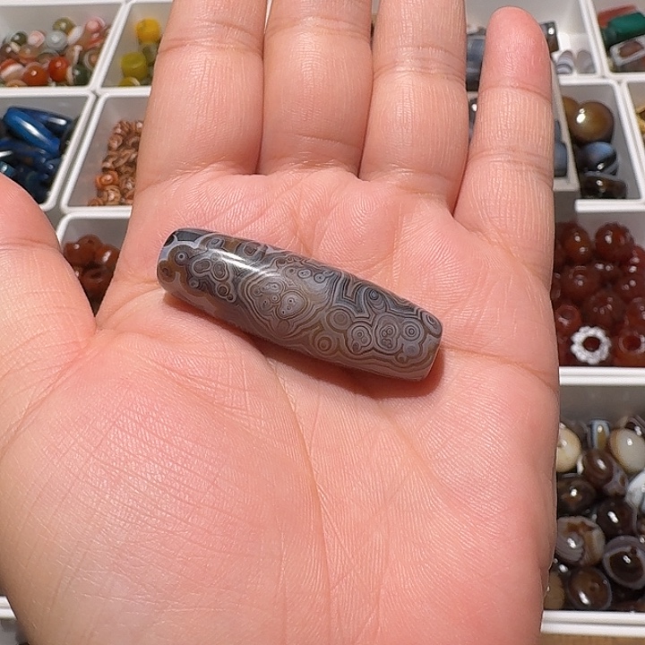 榴***冰玛瑙/玉髓合金颈饰