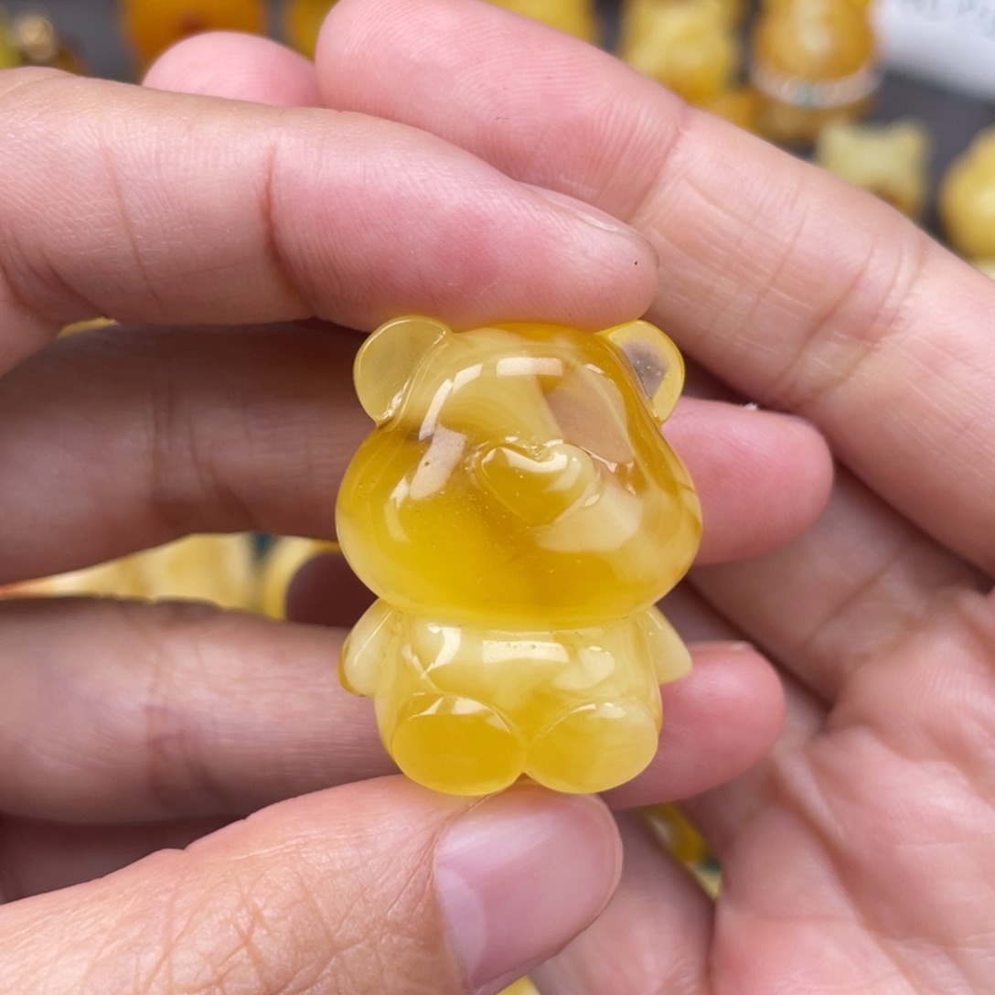 裸石琥珀未镶嵌蜜蜡