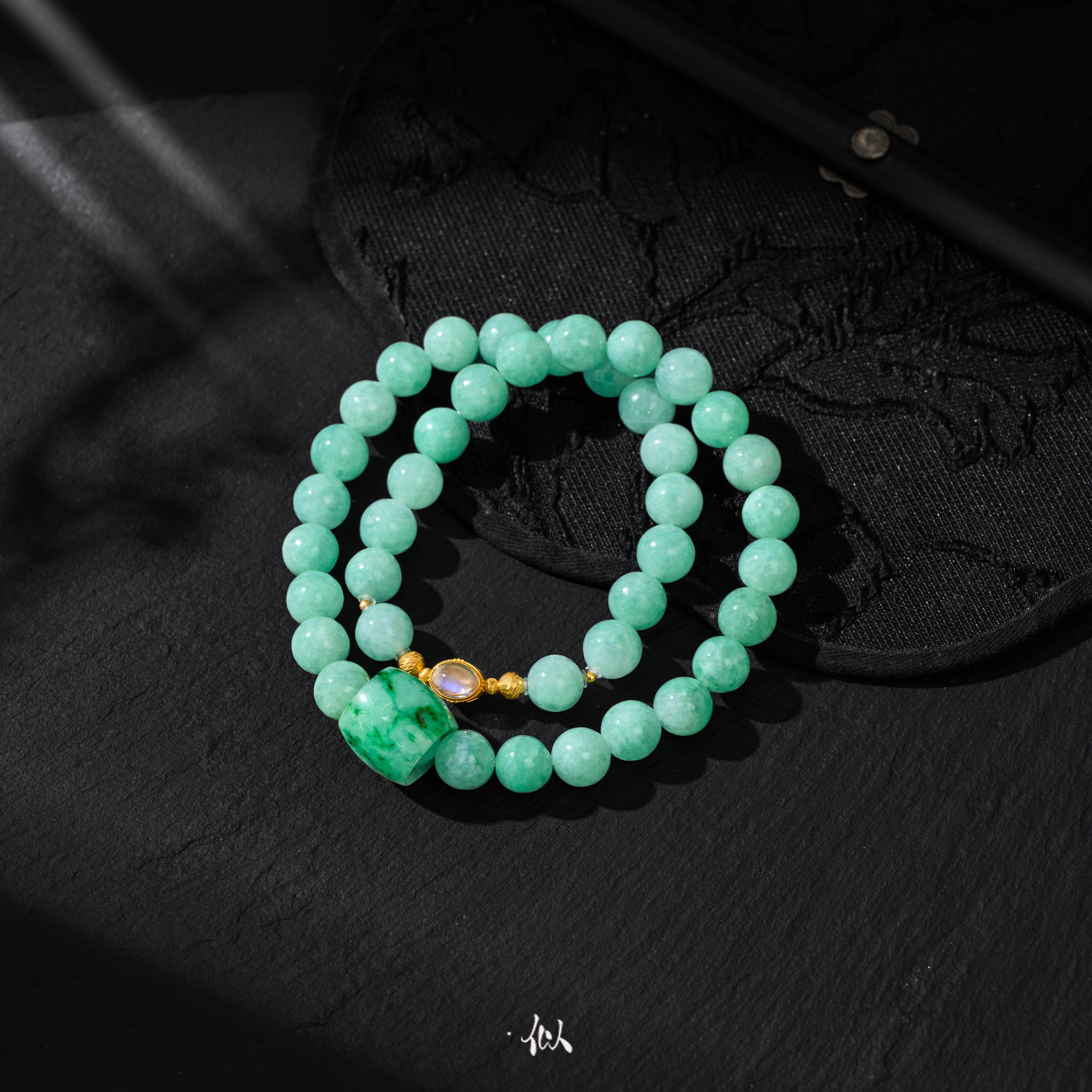 【翠琅】·似梓珠宝· 118K翡翠多圈  多样性发一  XYGD999268-C