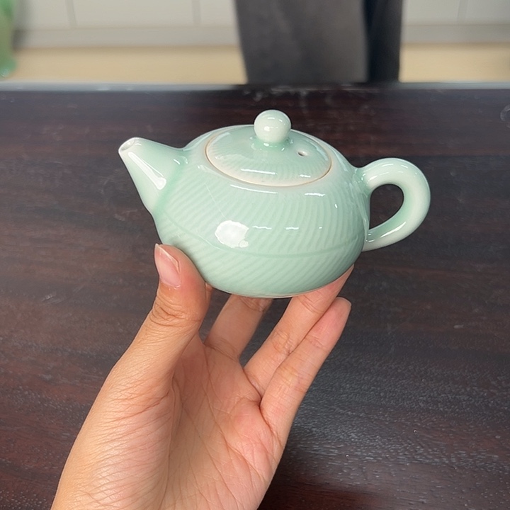 龙泉云间青瓷小米茶器