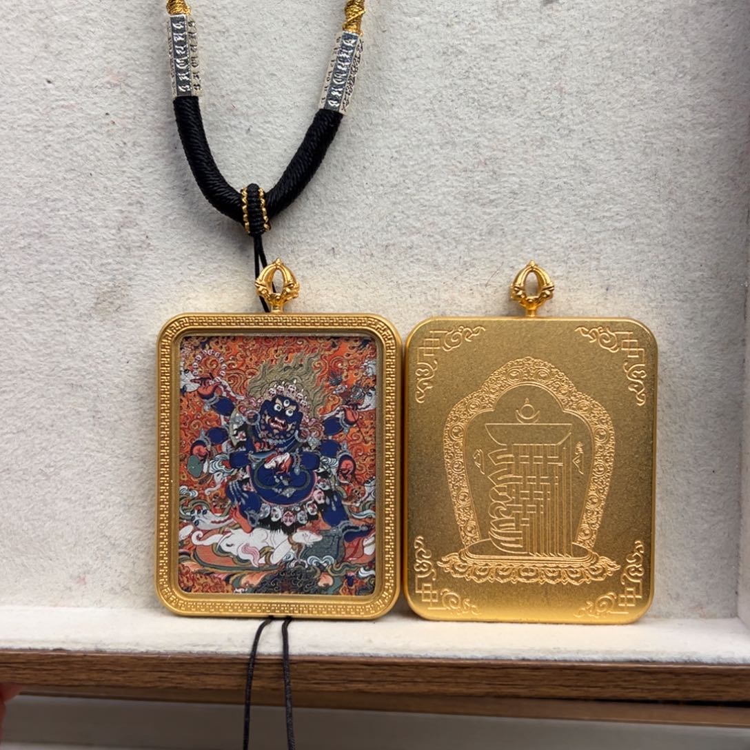 是***！吊坠单面定制六臂大黑天