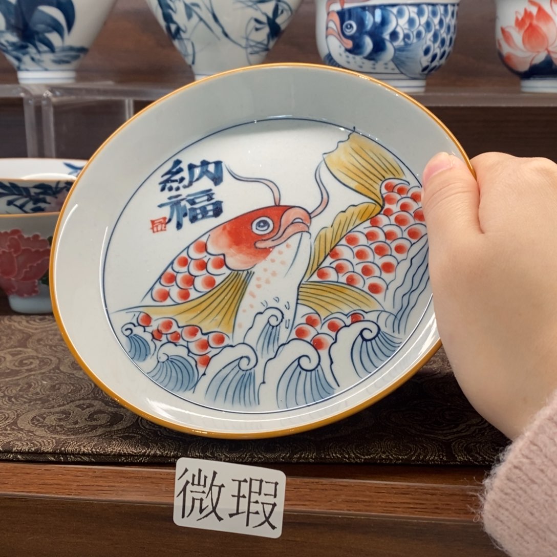 釉下彩手工绘制手工绘制