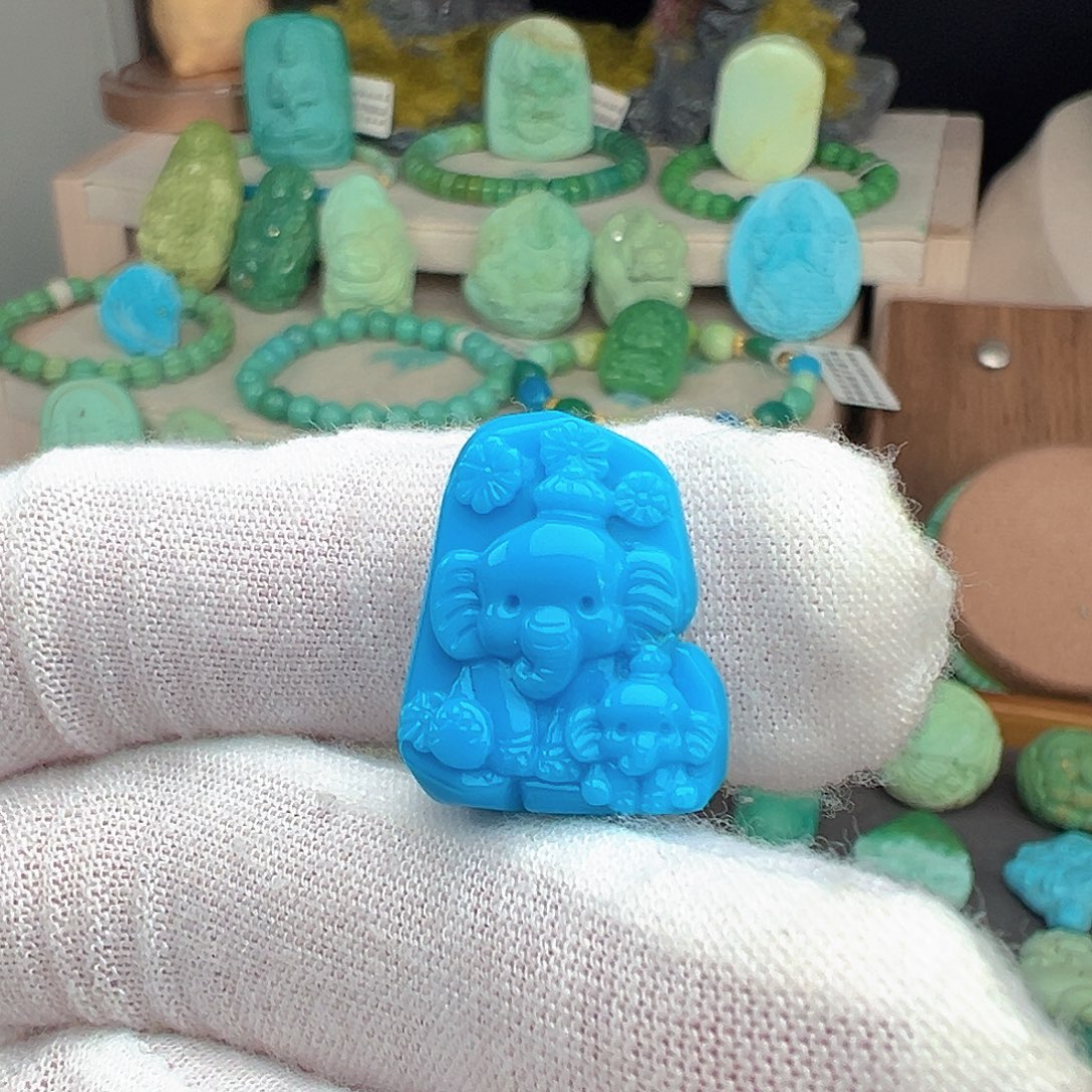 绿松石未镶嵌主播夏