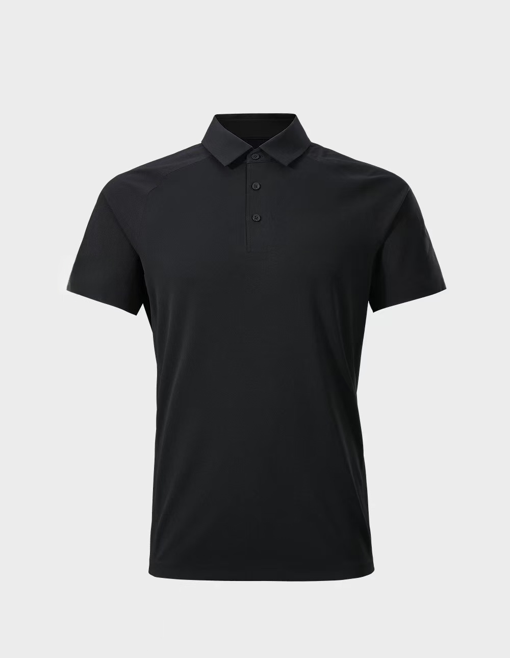 男士纯色polo短袖商务休闲透气速干衬衫领上衣38