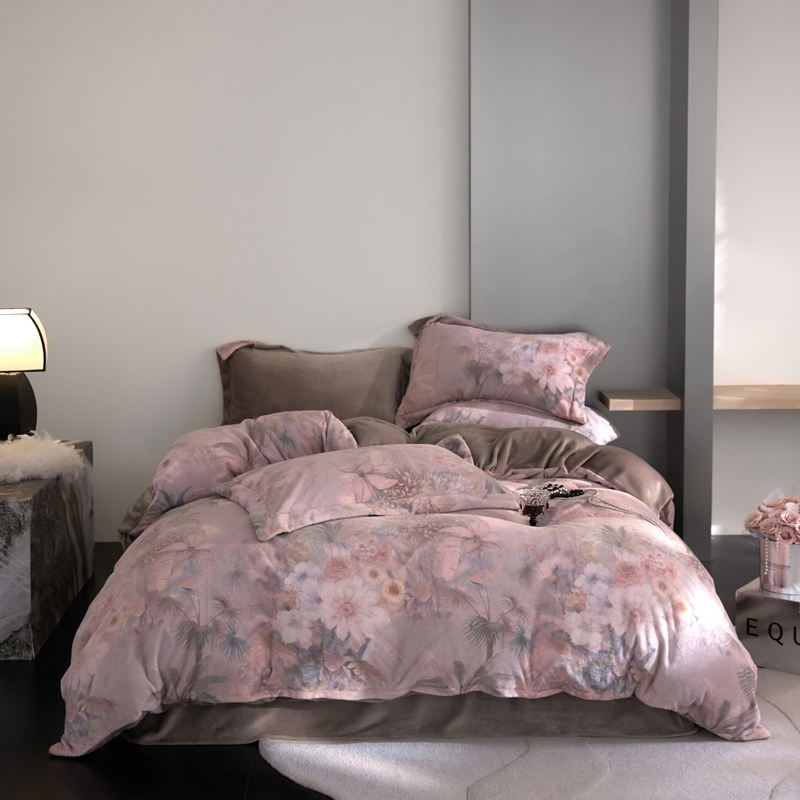 【朝花夕拾】JQD-加厚绒类热氧™绒绒四件套-A817