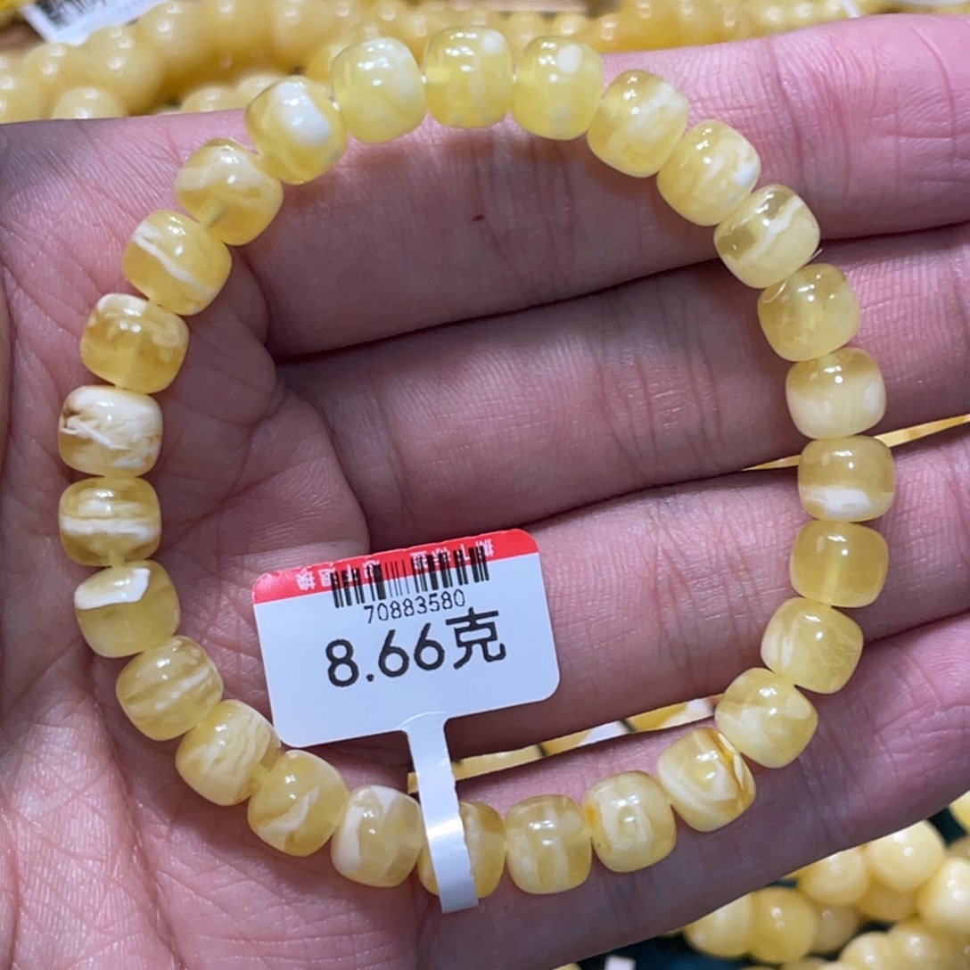 蜜蜡手链未镶嵌蜜蜡